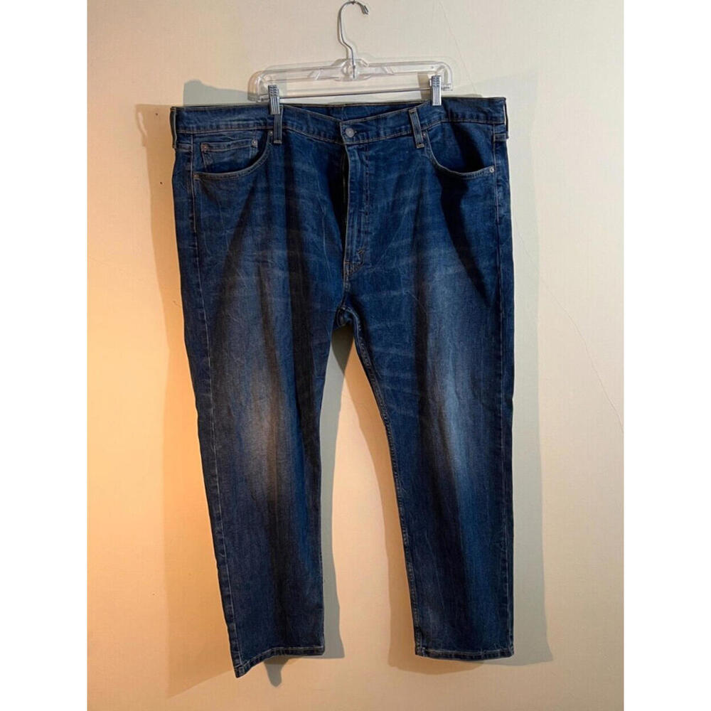 Levi's 502 Relaxed Fit Jeans Mens Size 48x32 Blue Denim Medium Wash Waterless